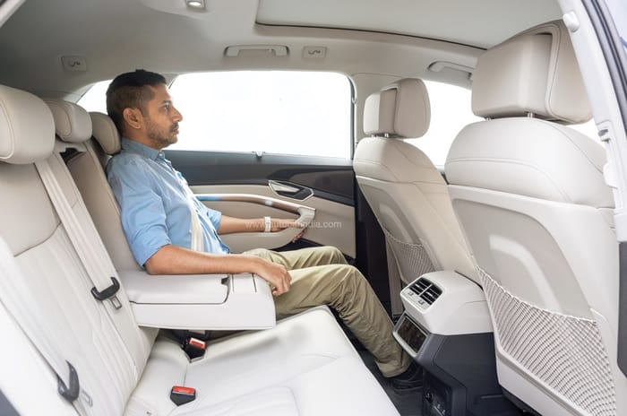 Audi Q8 e-tron rear seat